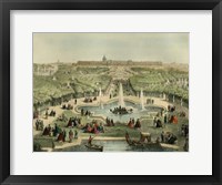 Panorama Du Chateau et Du Parc Fine Art Print