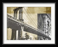 Metropolitan Collage II Framed Print