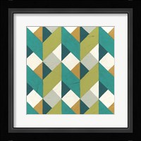 Chevron Illusion II Framed Print