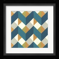 Chevron Illusion III Framed Print
