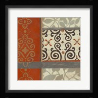 Mandarin Scroll I Framed Print