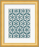 Ornamental Pattern in Teal III Fine Art Print