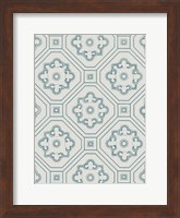 Ornamental Pattern in Teal IV Fine Art Print