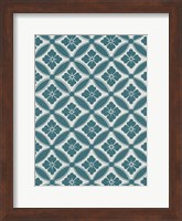 Ornamental Pattern in Teal VII Fine Art Print