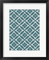 Ornamental Pattern in Teal VII Fine Art Print