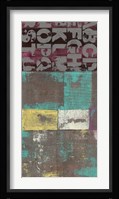 Letters and Paint II Framed Print