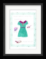 Fashion Diary I Framed Print