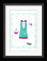 Fashion Diary IV Framed Print