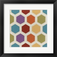 Retro Pattern I Framed Print