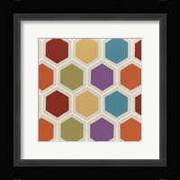 Retro Pattern IV Framed Print