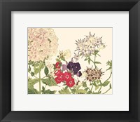 Small Japanese Flower Garden II Fine Art Print