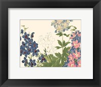 Small Japanese Flower Garden III Fine Art Print