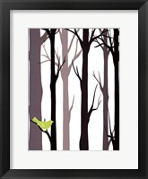 Forest Silhouette I Framed Print