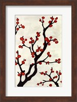 Red Berry Branch I Fine Art Print