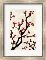 Red Berry Branch I Fine Art Print