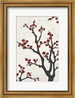 Red Berry Branch II Fine Art Print