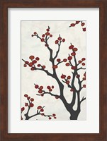 Red Berry Branch II Fine Art Print