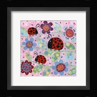 Lady Bugs Framed Print