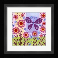 Butterfly Meadow Framed Print