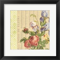 English Garden Bouquet I Fine Art Print