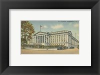 Treasury Building, Washington, D.C. Framed Print