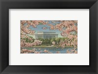 Lincoln Memorial & Cherry Blossoms Fine Art Print