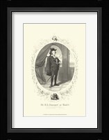 Hamlet - oval Framed Print