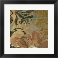 Cropped Floral Abstraction II Fine Art Print