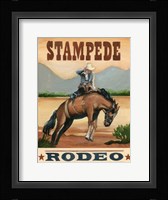 Stampede Rodeo Fine Art Print