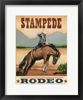 Stampede Rodeo Fine Art Print
