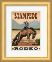 Stampede Rodeo Fine Art Print