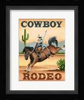 Cowboy Rodeo Fine Art Print