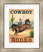 Cowboy Rodeo Fine Art Print