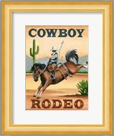 Cowboy Rodeo Fine Art Print