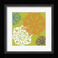 Vibrant Winter Lace II Framed Print