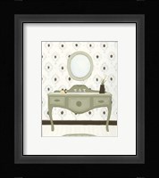 Parisian Bath II Framed Print