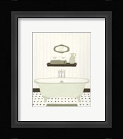 Parisian Bath III Framed Print