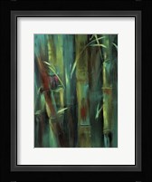 Turquoise Bamboo I Framed Print
