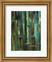 Turquoise Bamboo II Fine Art Print