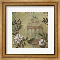 Decorative Bird Cage I Fine Art Print