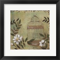 Decorative Bird Cage I Fine Art Print