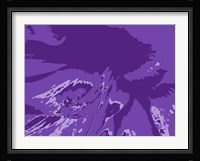 Amaryllis Pistils up close on Purple Fine Art Print