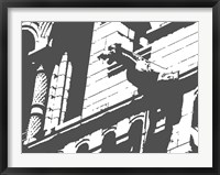 Gargoyle Statue Framed Print