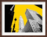 New York on Yellow Fine Art Print