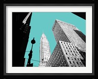 New York on Blue Fine Art Print