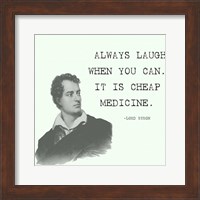 Laugh When You Can Quote Fine Art Print
