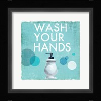 Wash your Hands Framed Print