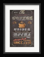 Coffee Menu I Fine Art Print