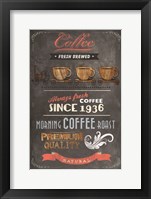 Coffee Menu II Fine Art Print