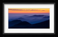 Rocky Mountain Mist Framed Print